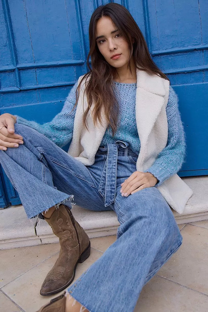Molly Bracken Belted Denim Pants