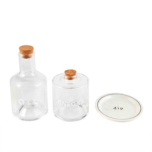 Stacked Oil & Vinegar Dip Set