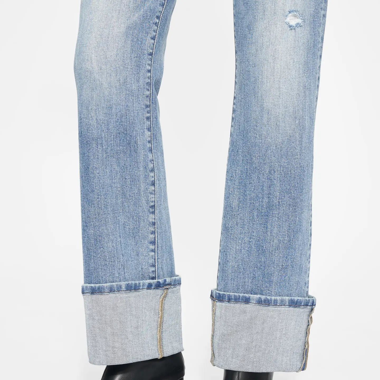 Bayeas Mid Rise Straight Jeans