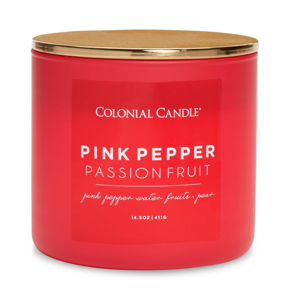 Pop of Color Pink Pepper Passionfruit, 3 Wick, 14.5oz