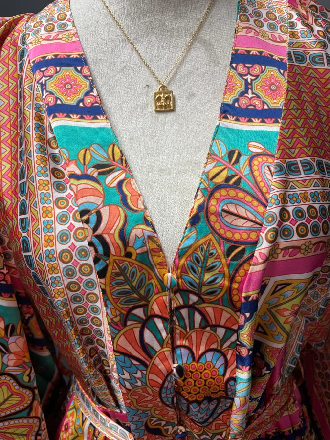 SIlk Molly Print Dress