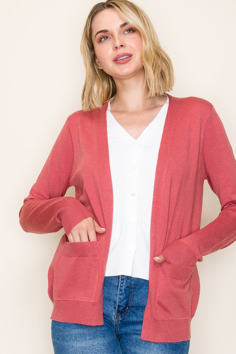 V Neck Sweater Caridgan