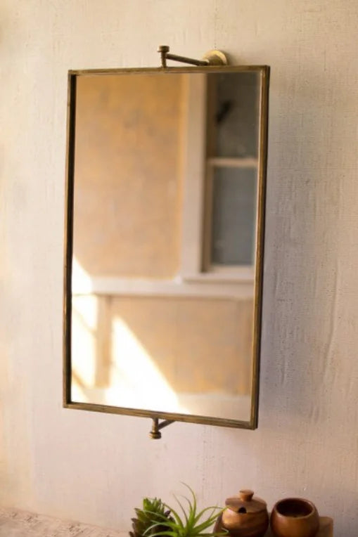 Rectangle Rotating Wall Mirror