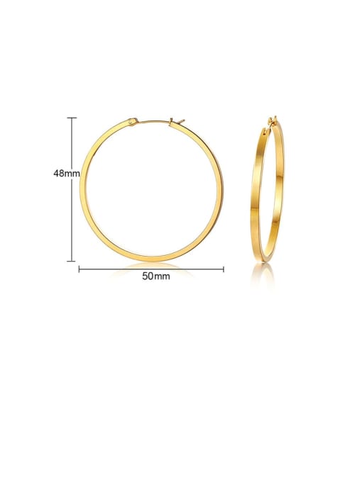 Waterproof Falling Hoop Earrings