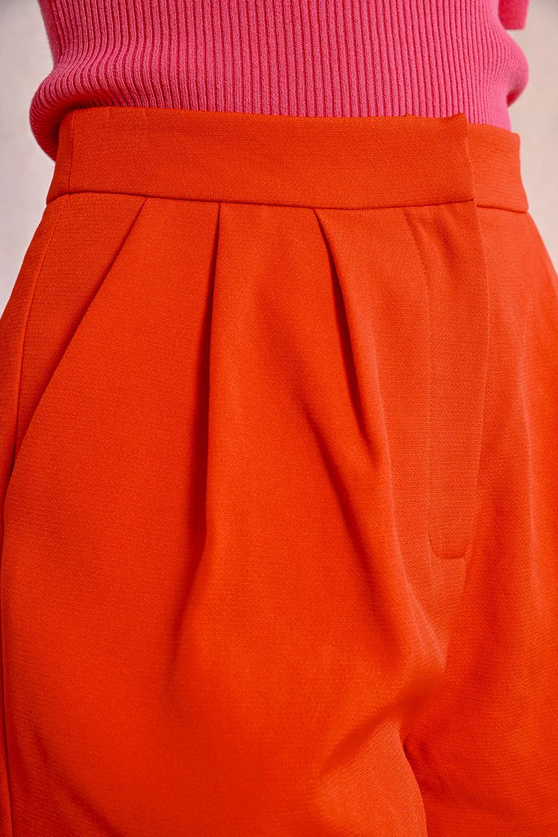 High Waisted Pleated Shorts