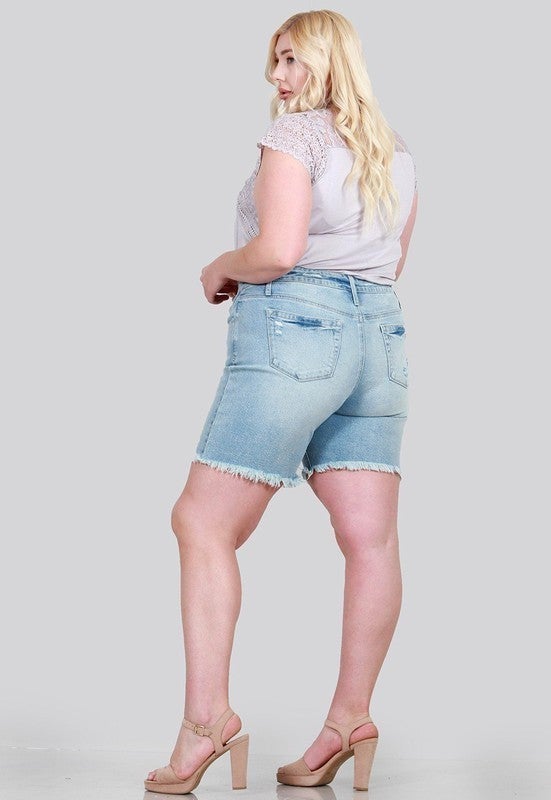 SPECIAL A - MID RISE BERMUDA SHORTS