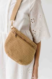 Rachel Raffia Bum Bag