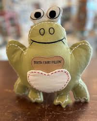 Cotton Frog Tooth Fairy Pillow