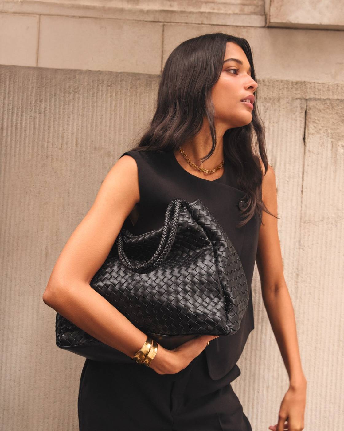 Nova Hand Woven Large Shoulder Bag
