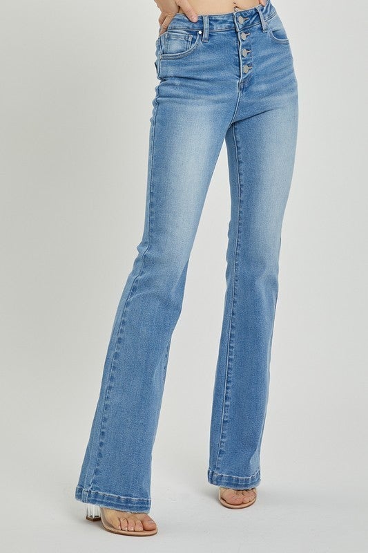 Risen Fresh Start High Rise Boot Cut Jeans