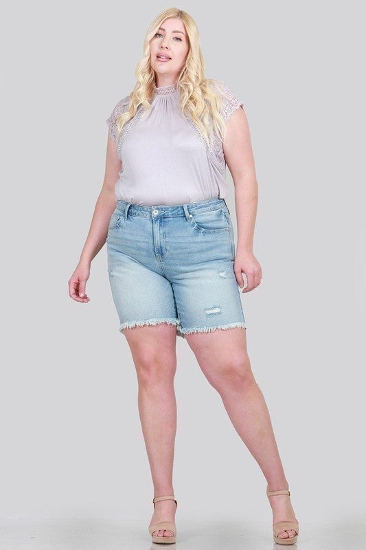 SPECIAL A - MID RISE BERMUDA SHORTS