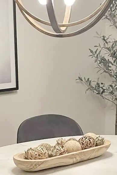 Paulownia Wood Dough Bowl