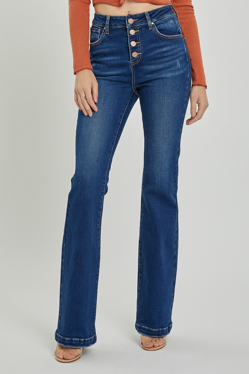 Risen Fresh Start High Rise Boot Cut Jeans