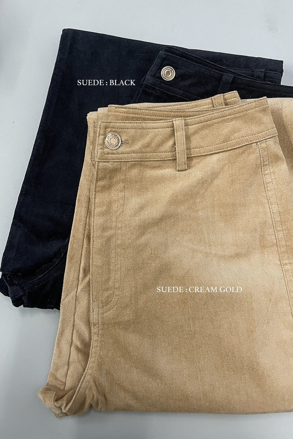AnnieWear Suede Moments  Cropped Jeans