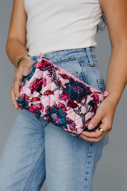 Floral Travel Pouch