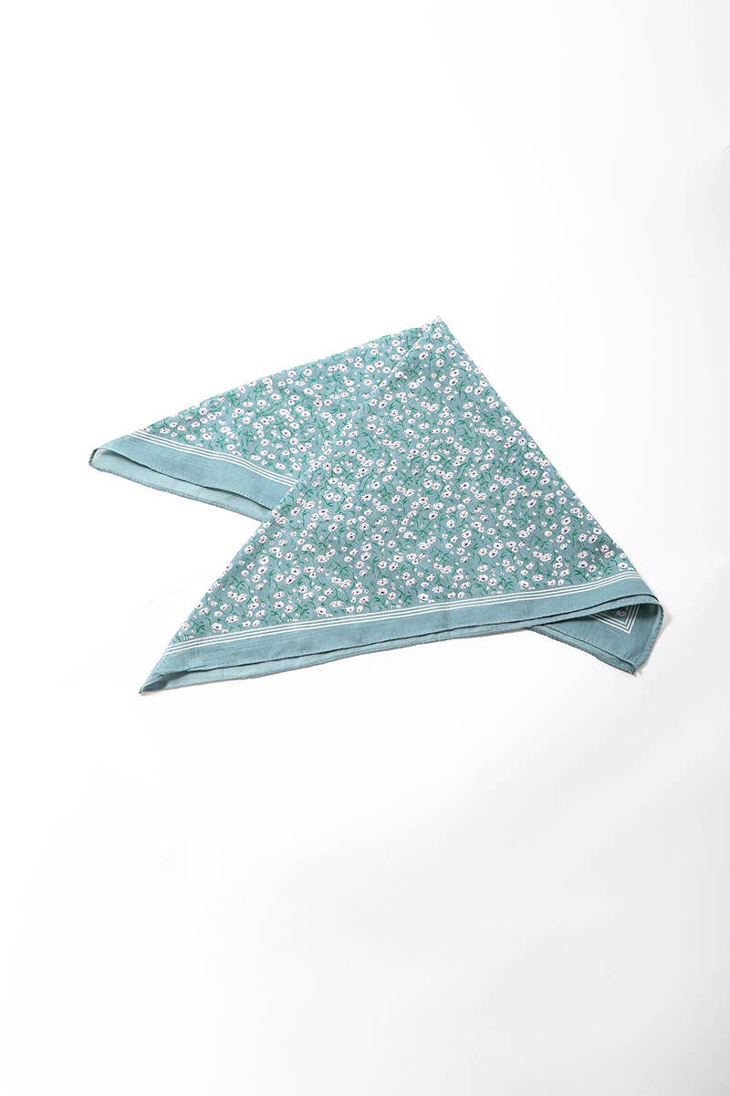 Floral Cotton Bandana