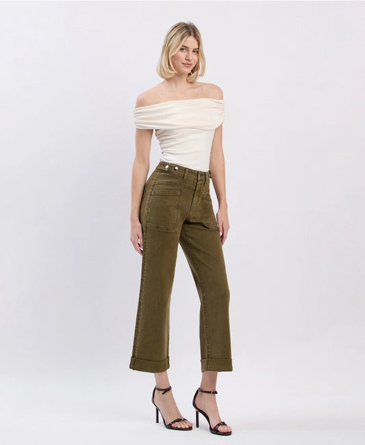 Flying Monkey Olive Slim Jeans