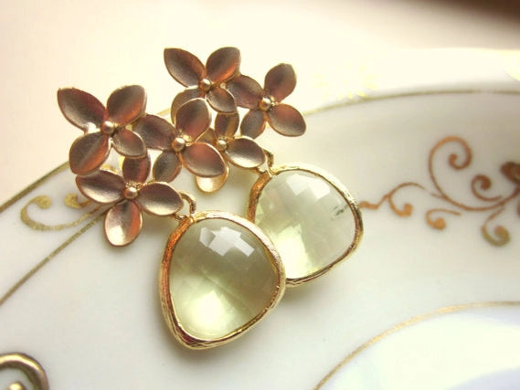 Floral Drop Earrings