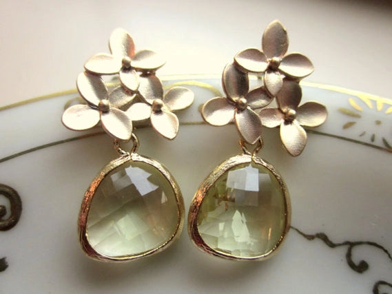 Floral Drop Earrings