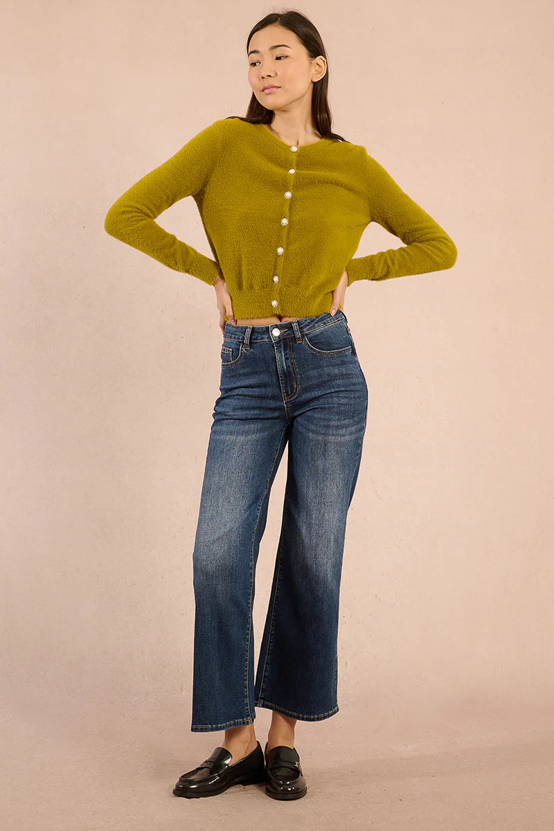 Pearl Button Knitted Cardigan