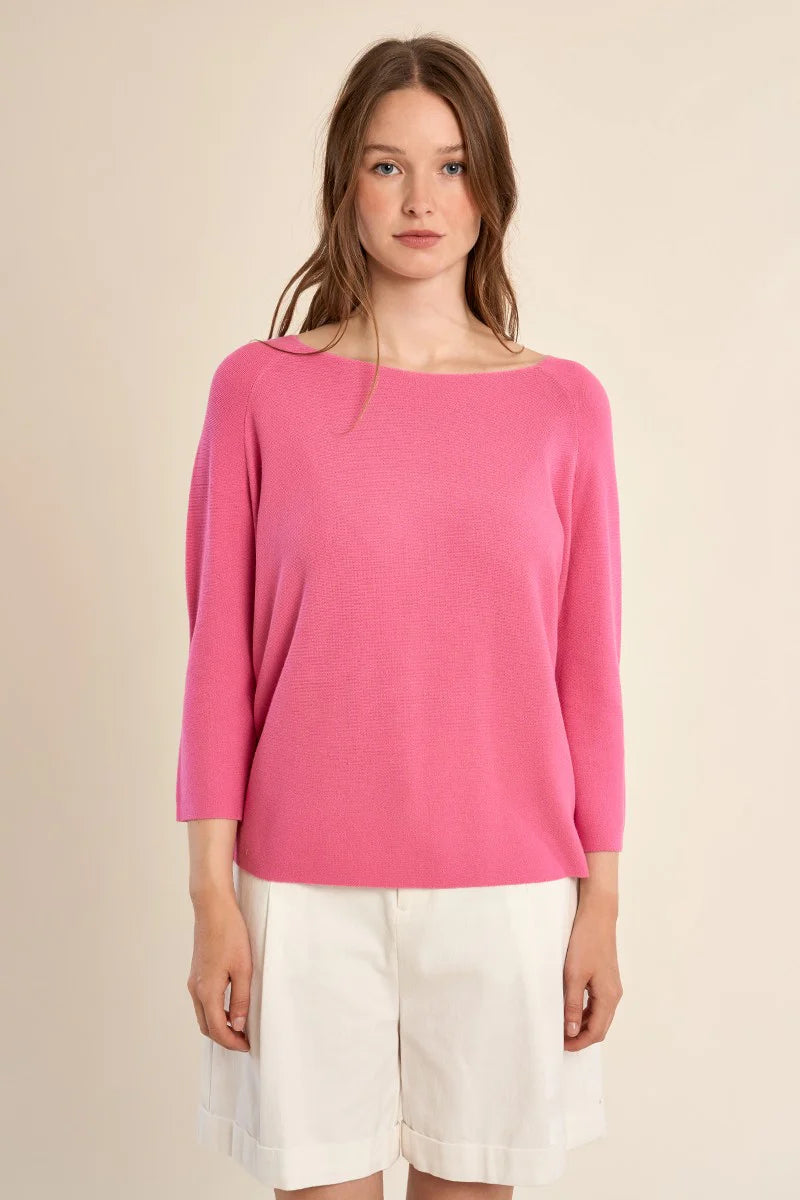 Fine Gauge Knit Spring Sweater Top