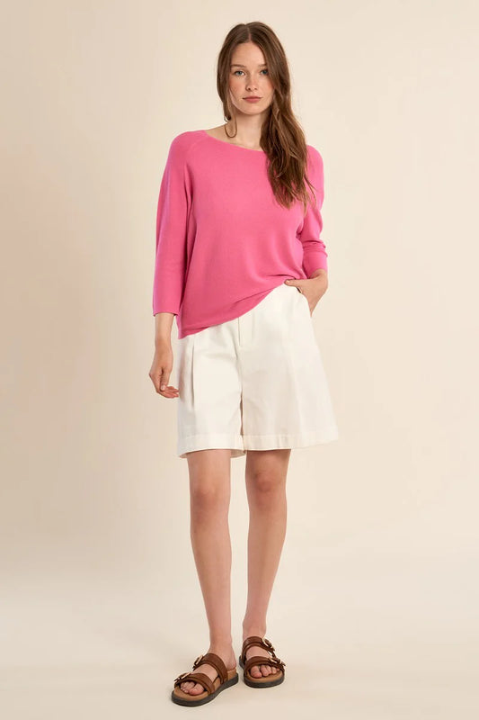 Fine Gauge Knit Spring Sweater Top