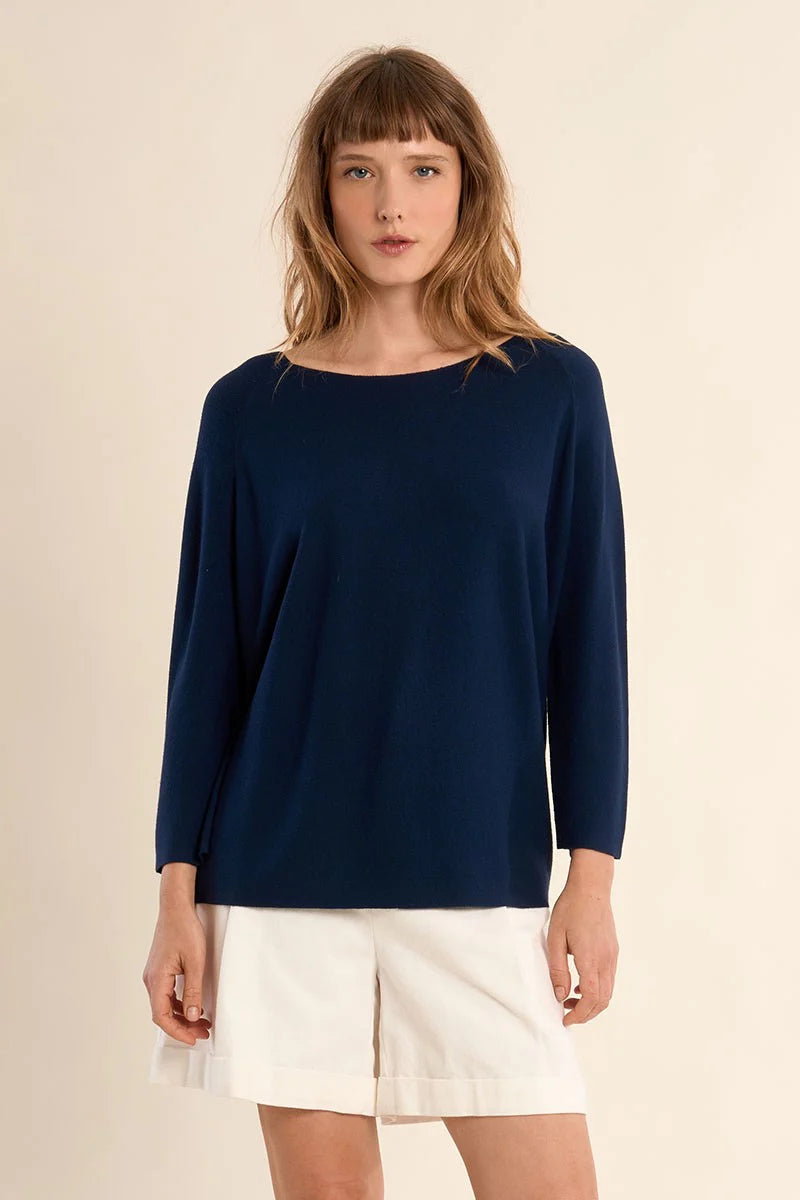 Fine Gauge Knit Spring Sweater Top