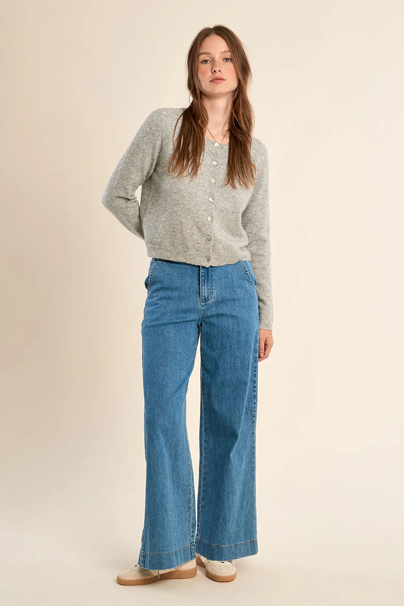 Knit Button Down Cardigan