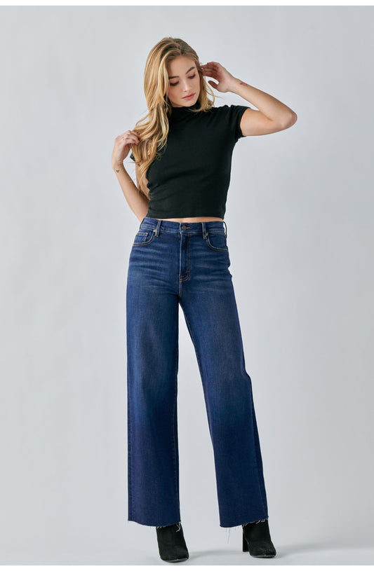 Hidden Jeans Dark Wash Stretch Dad Jean