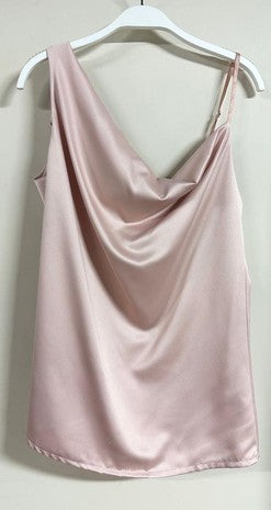 One Side Adjustable Cowl Front Cami Tank Top