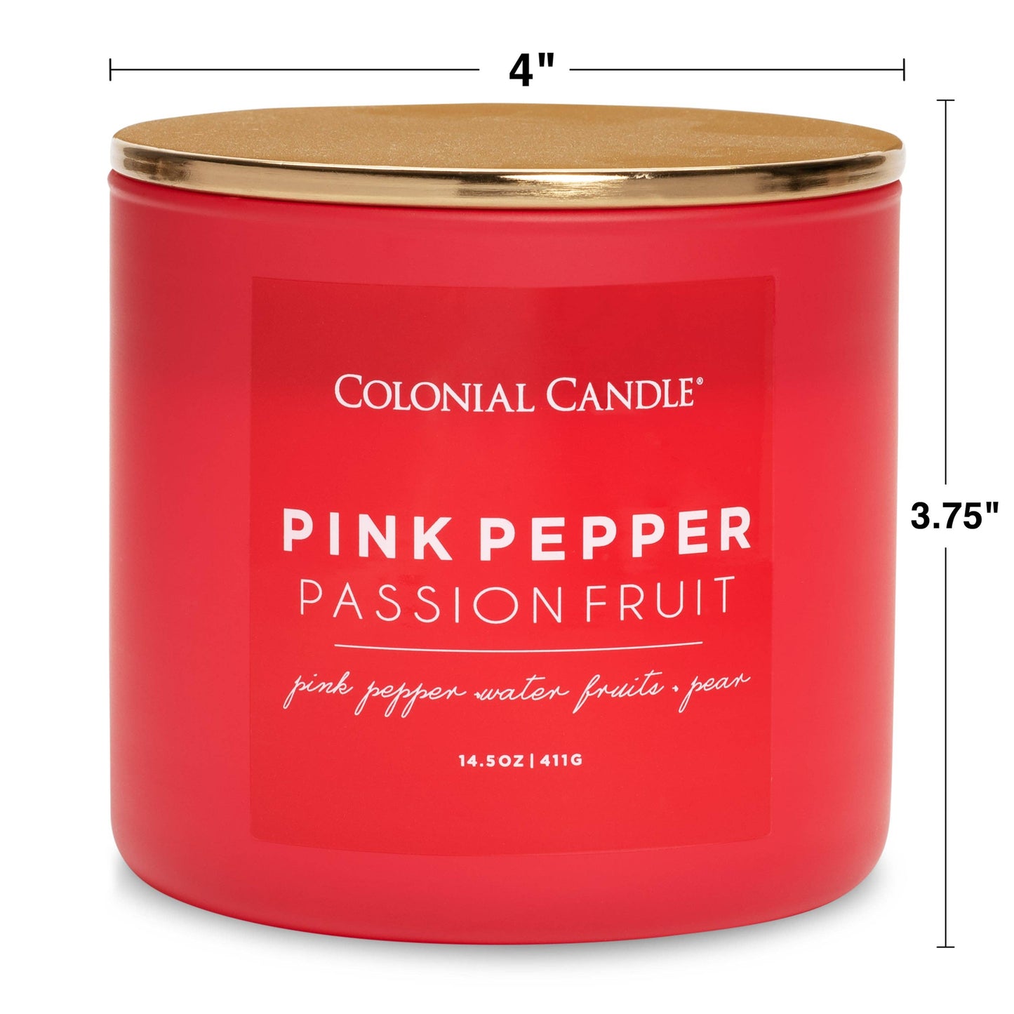 Pop of Color Pink Pepper Passionfruit, 3 Wick, 14.5oz