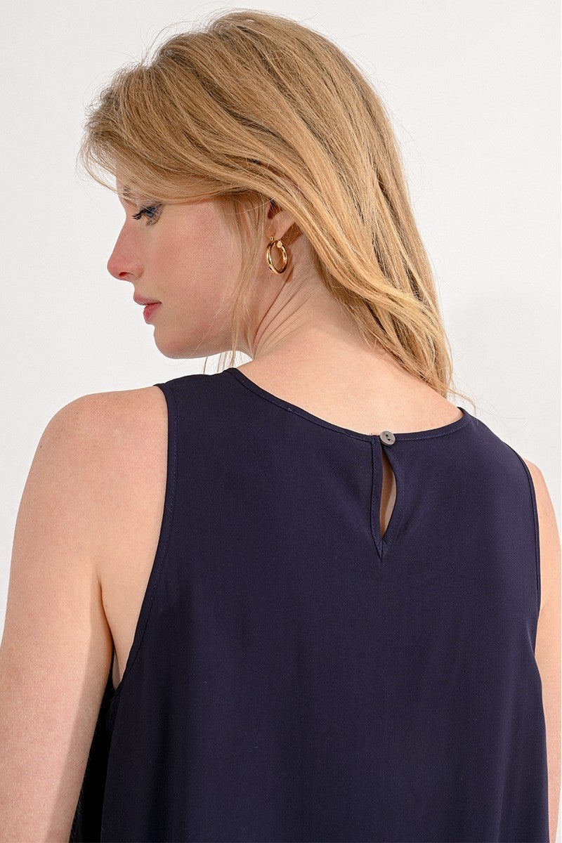 Loose Fit Sleeveless Top