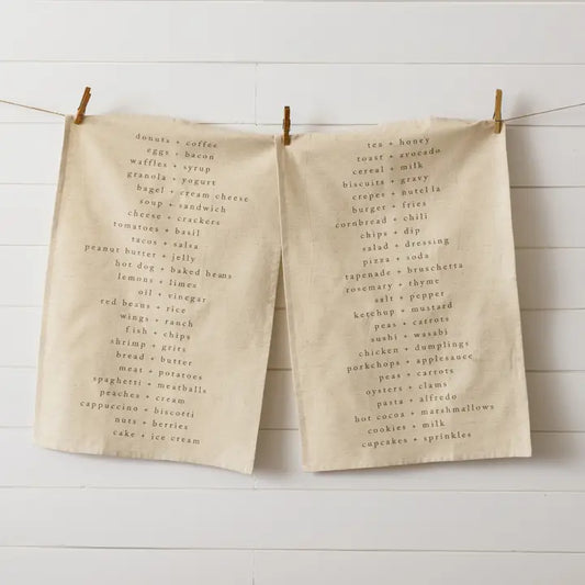 Food Combo Tea Towel