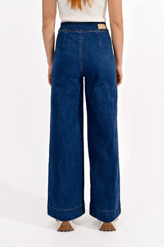 Molly Bracken Retro Vibes Wide Leg Jeans