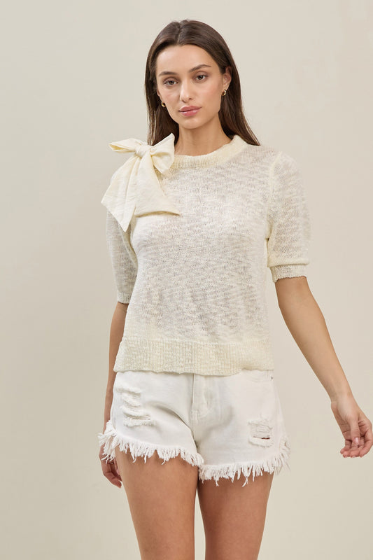 Bow Sweater Top