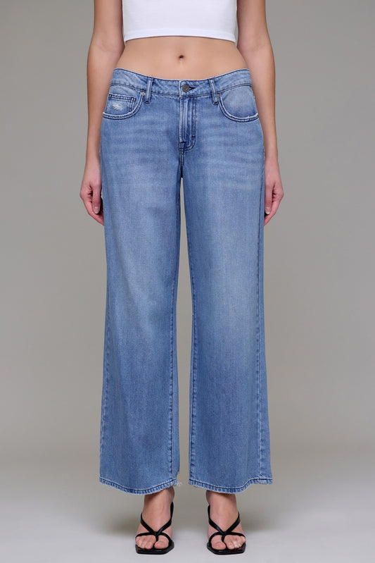 Hidden Jeans Mid Rise Wide Pant