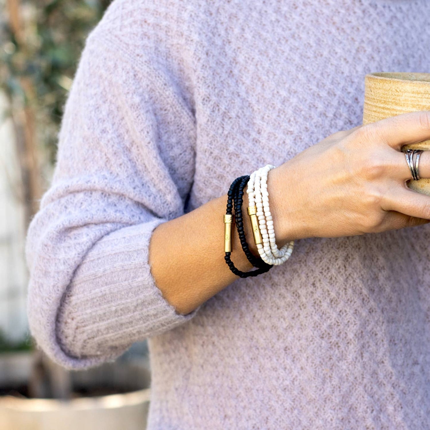 Seed Wrap Bracelet/Necklace - 3 colors