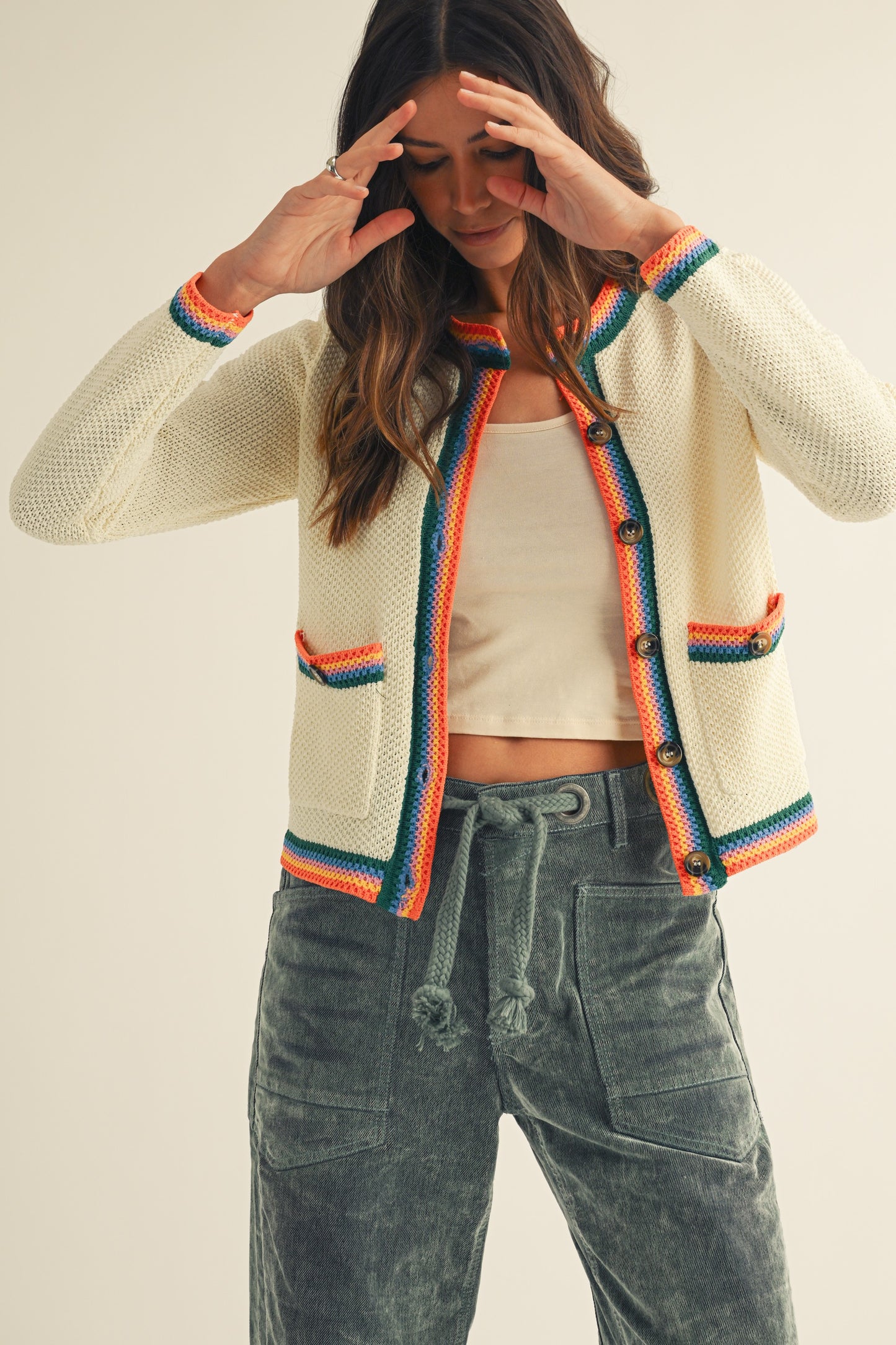 Knit Pocket Cardigan