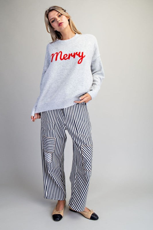 Merry Mock Neck Sweater