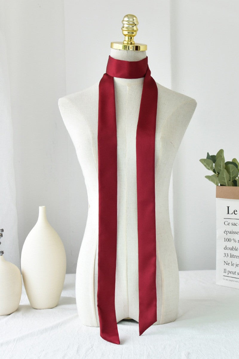 Satin Multi-Wear Ribbon Scarf