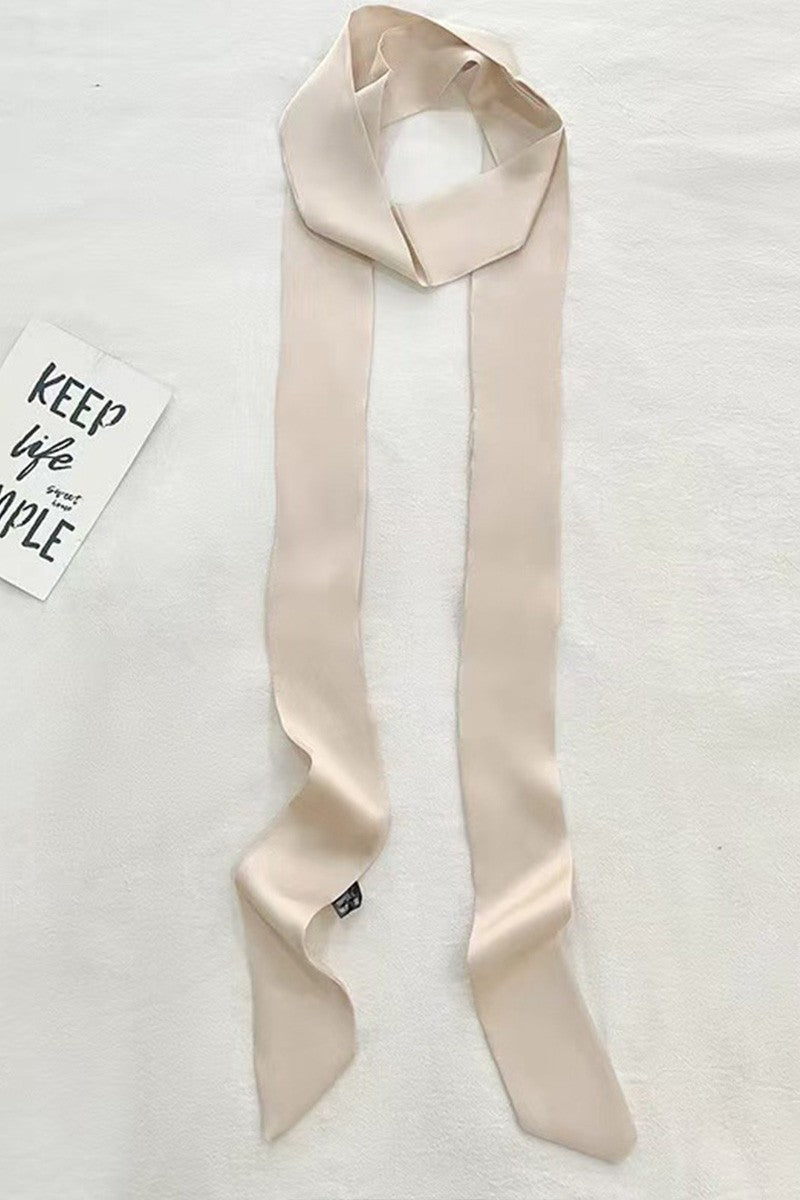 Satin Multi-Wear Ribbon Scarf