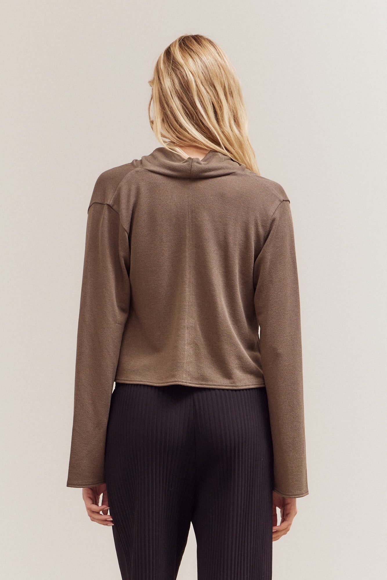 Cowl Neck Loose Fit Top