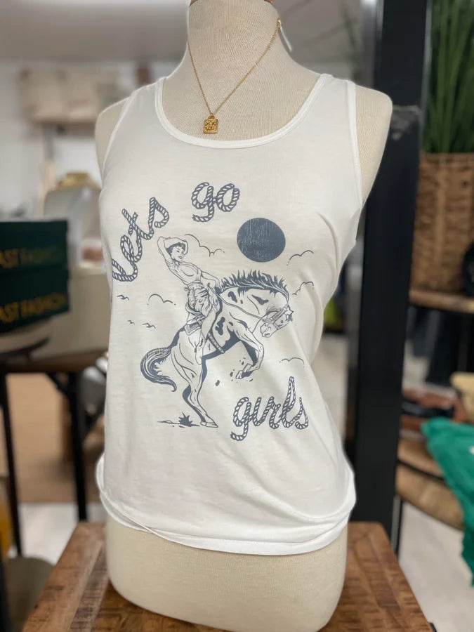 Let's Go Girls Graphic Tank