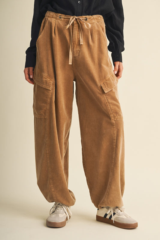 Corduroy Cargo Trousers