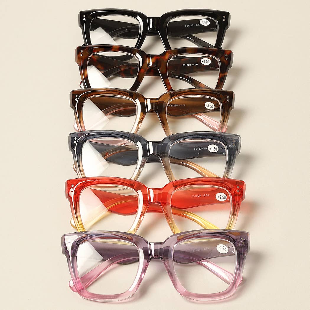 Women's  Oversized Square Reading Glasses