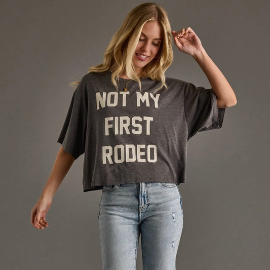 Not My First Rodeo Cropped Tee