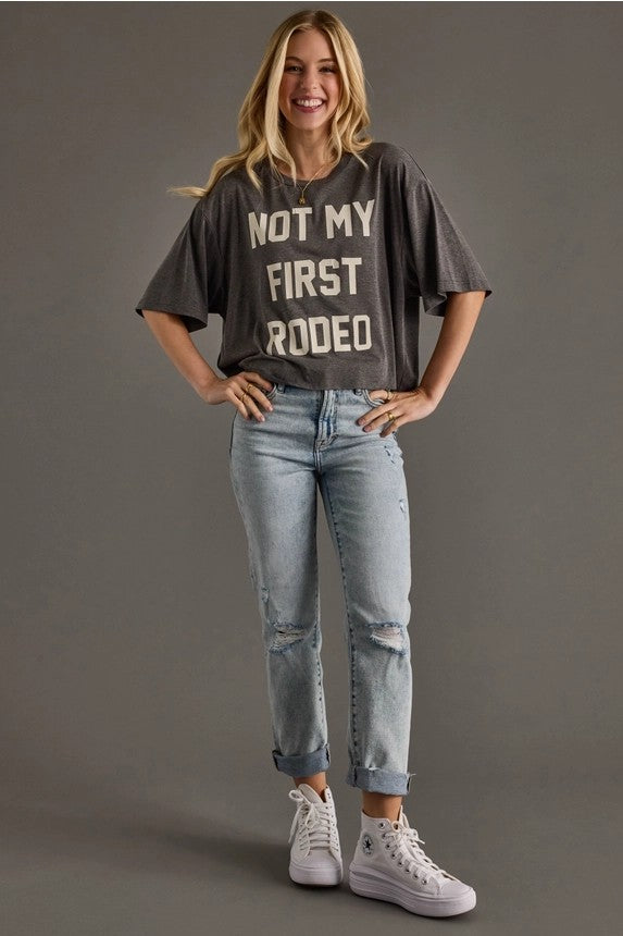 Not My First Rodeo Cropped Tee