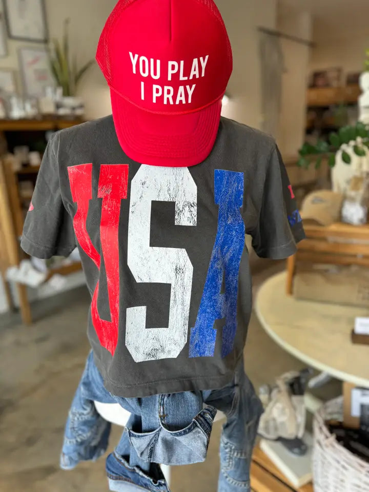 USA #1 Fan Graphic Tee