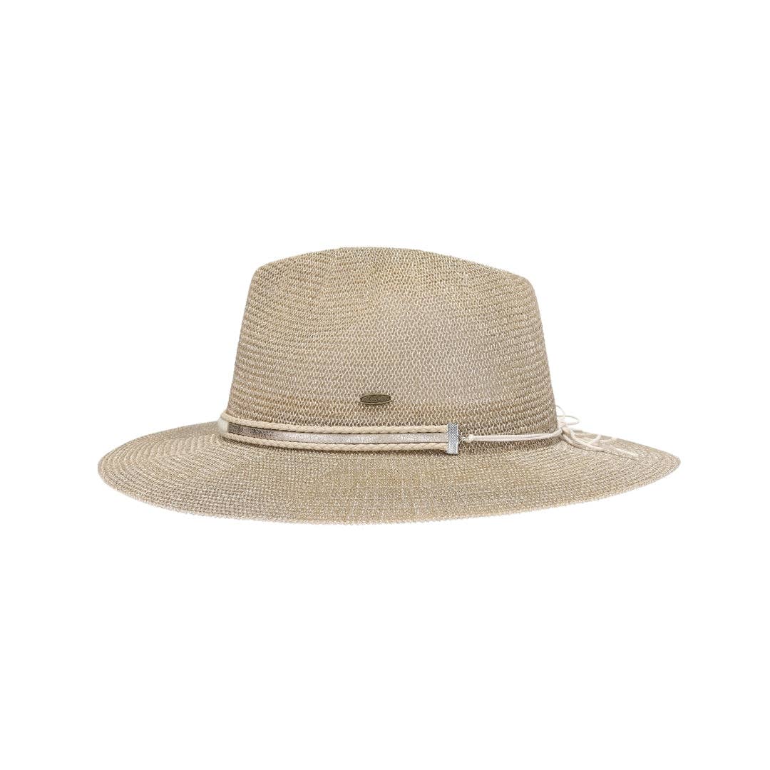 Metallic Panama C.C Sun Hat