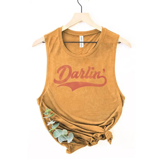 Darlin Graphic Tank Top